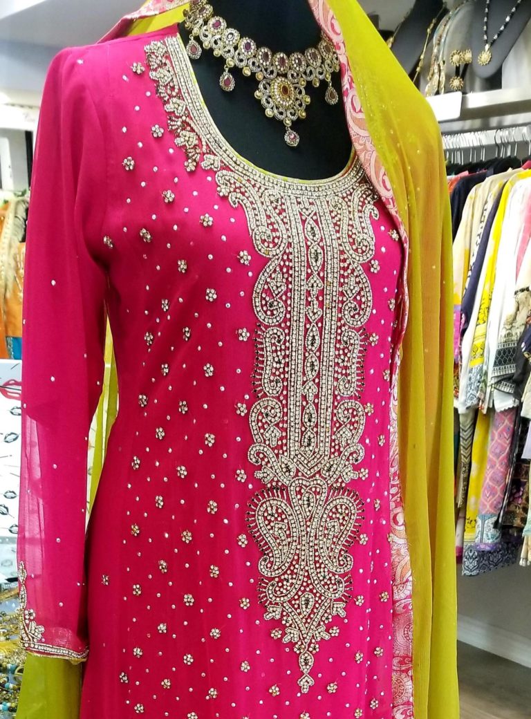 chiffon ki frock
