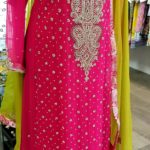 Pink Chiffon Frock