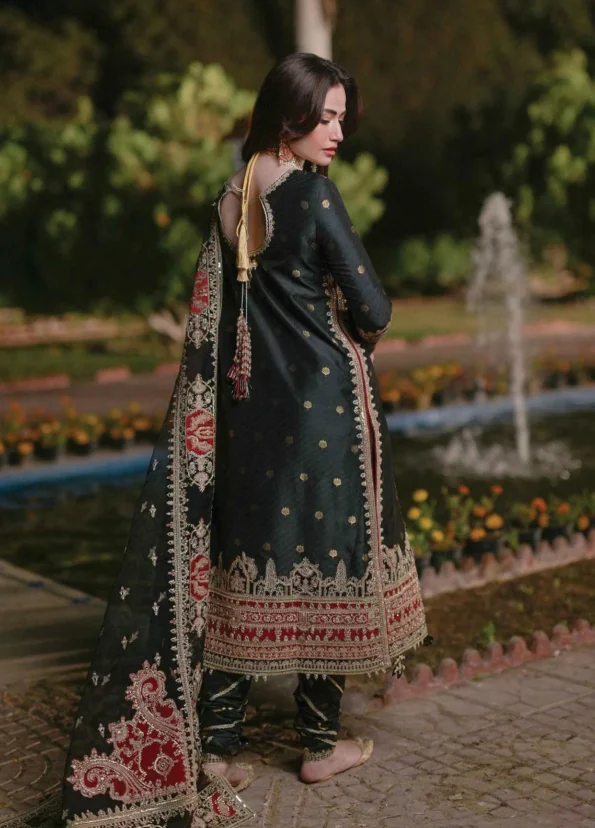 Qalamkar Black Opulence_Luxury Formals