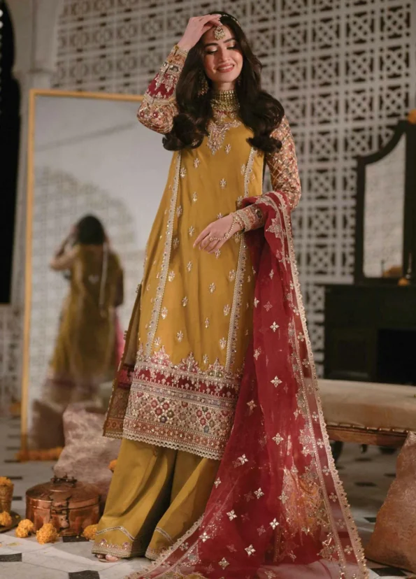 Qalamkar Golden Garden_Luxury Formals