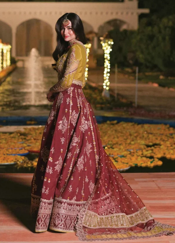 Qalamkar Ruby Royale_Luxury Formals