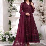 Quzey Deep Scarlet Chiffon Dress (1)