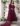 Quzey Deep Scarlet Chiffon Dress (1)