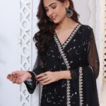 Quzey Ivory Twilight Chiffon Dress