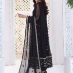 Quzey Ivory Twilight Chiffon Dress