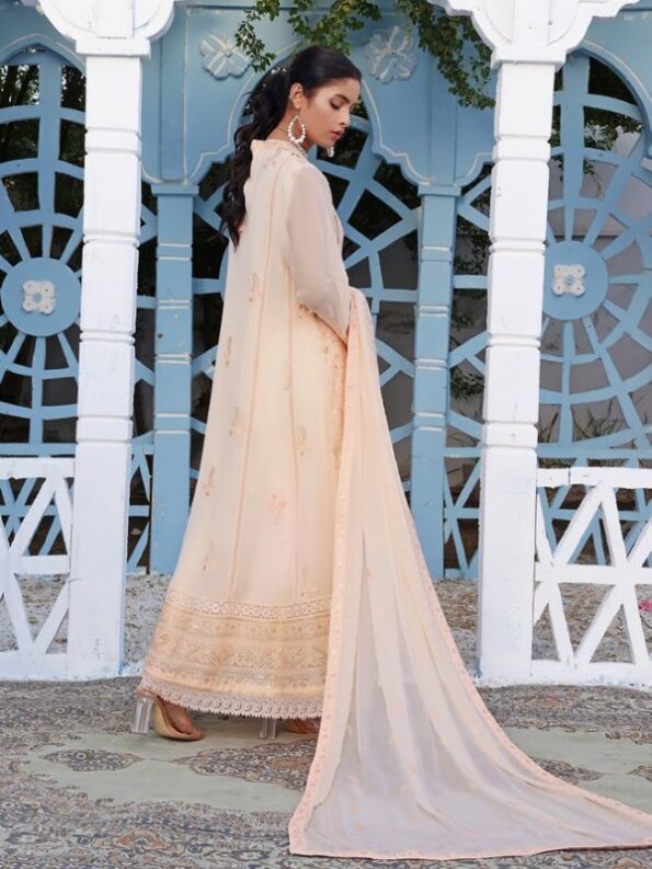 Quzey Peach Melba Long Dress