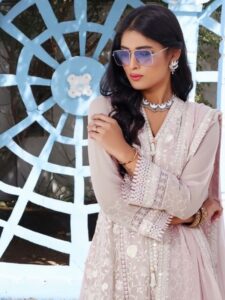 Quzey Purple Haze Chiffon Dress