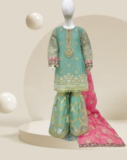 Embroidered Kid's Formal