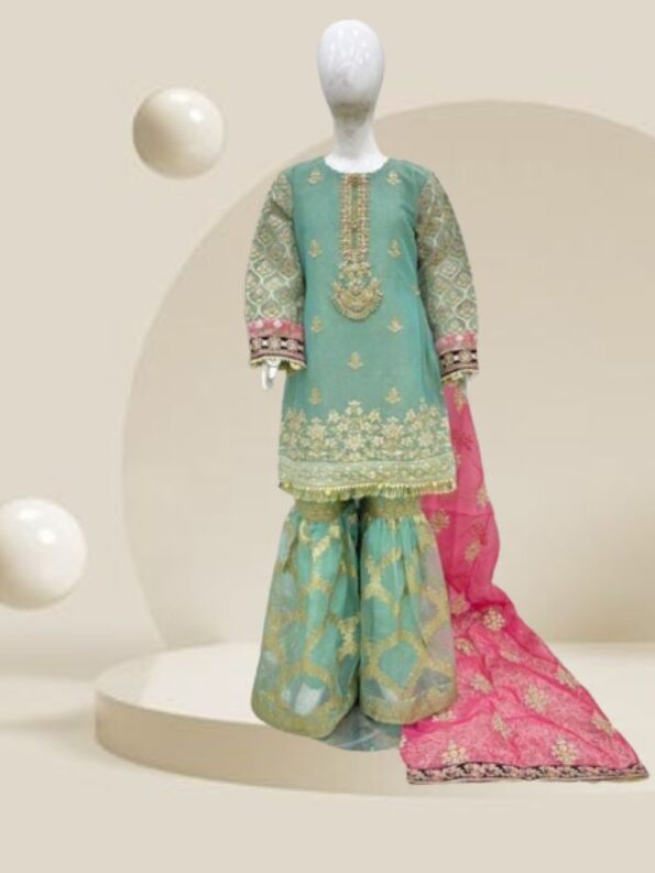 Embroidered Kid's Formal