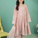 Kid's Pink Pearl Formal Dress