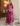 Magenta Marvel Embroidered Dress