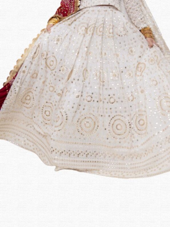 Quzey Chickenkari Lehenga Set