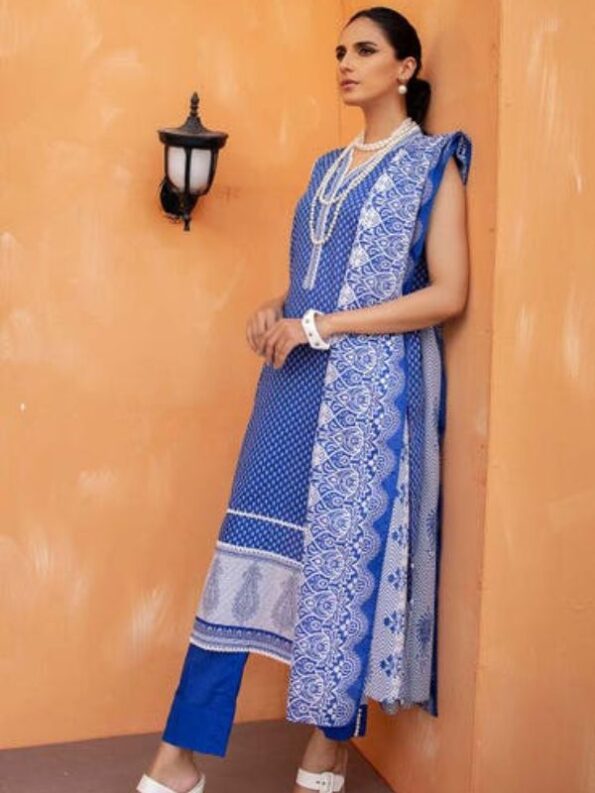 Blue Horizon Lawn Dress