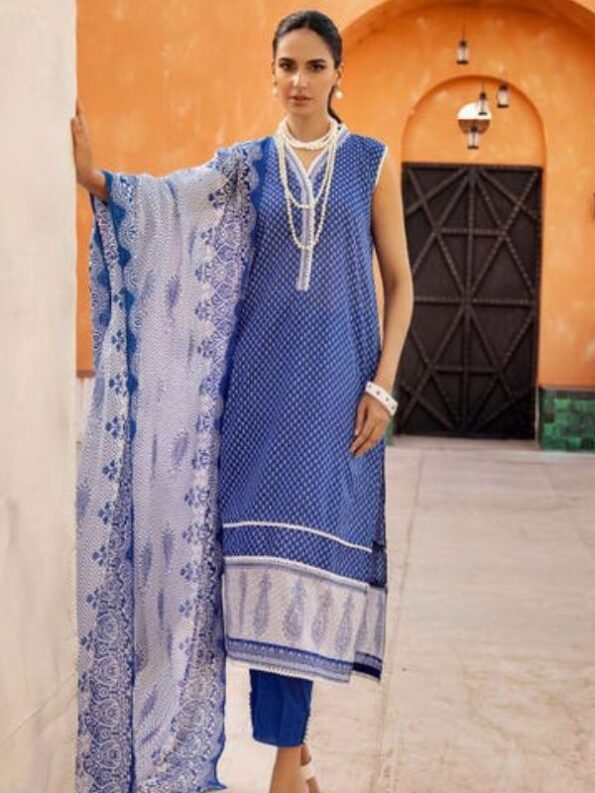 Blue Horizon Lawn Dress