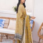 Mustard Mirage Lawn Dress Gul Ahmed
