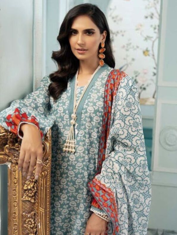 Summer Slate Lawn Dress