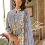 Azure Dream Luxury Lawn Dress