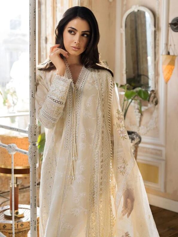 Buttercream Luxury Lawn Dress