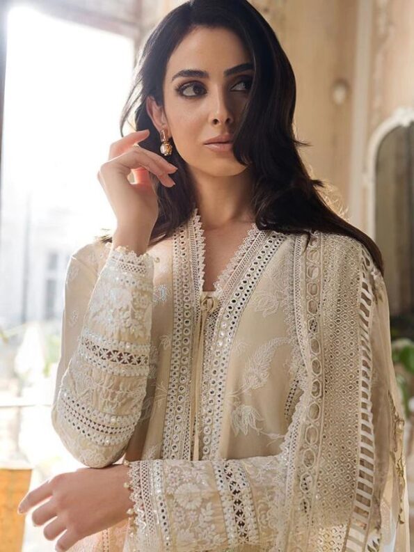 Buttercream Luxury Lawn Dress