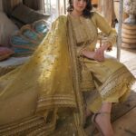 Golden Glamour Luxury Lawn Dress