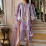 Lavender Luxury Lawn Dress (2)
