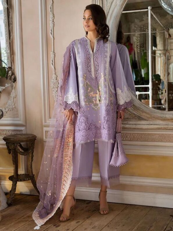 Lavender Luxury Lawn Dress