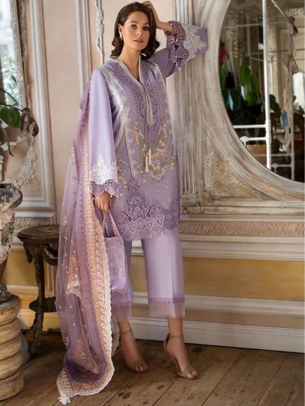 Lavender Luxury Lawn Dress