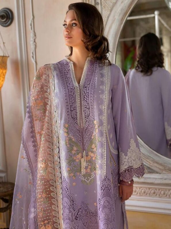 Lavender Luxury Lawn Dress