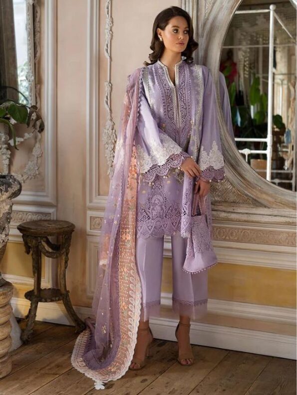 Lavender Luxury Lawn Dress