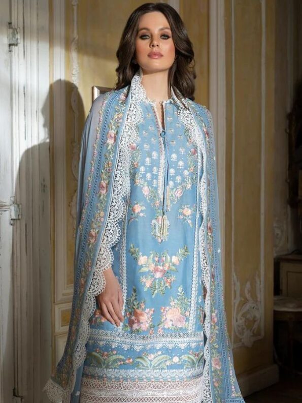 Oceanic Luxury Lawn Dress