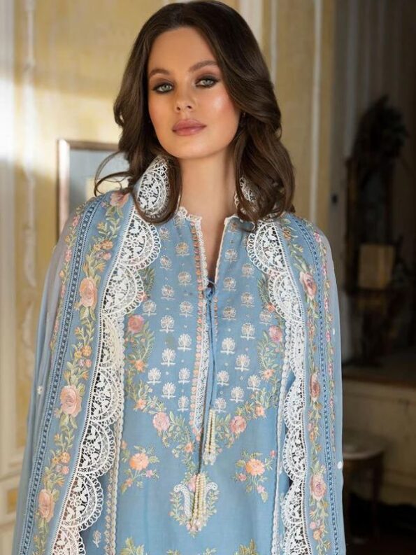 Oceanic Luxury Lawn Dress