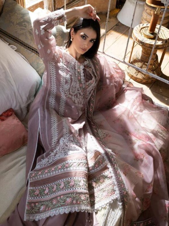 Orchid Luxury Lawn Dress