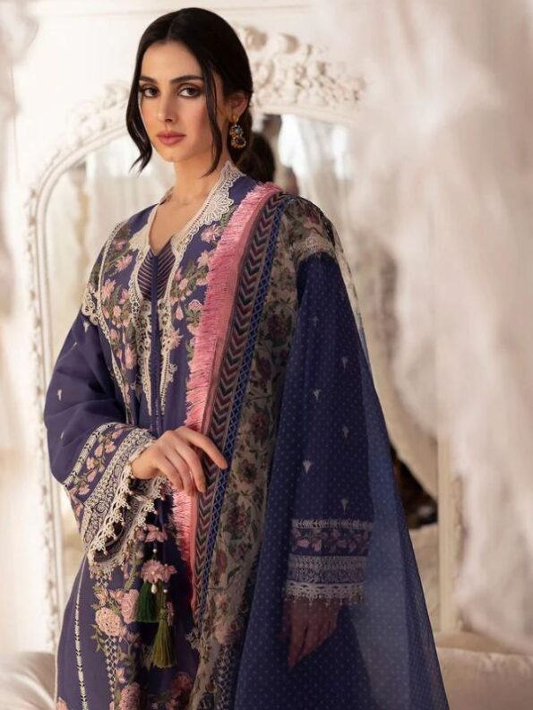 Sapphire Luxury Lawn Dress