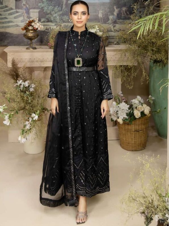 Black Diamond Long Dress _ Sofia Khas