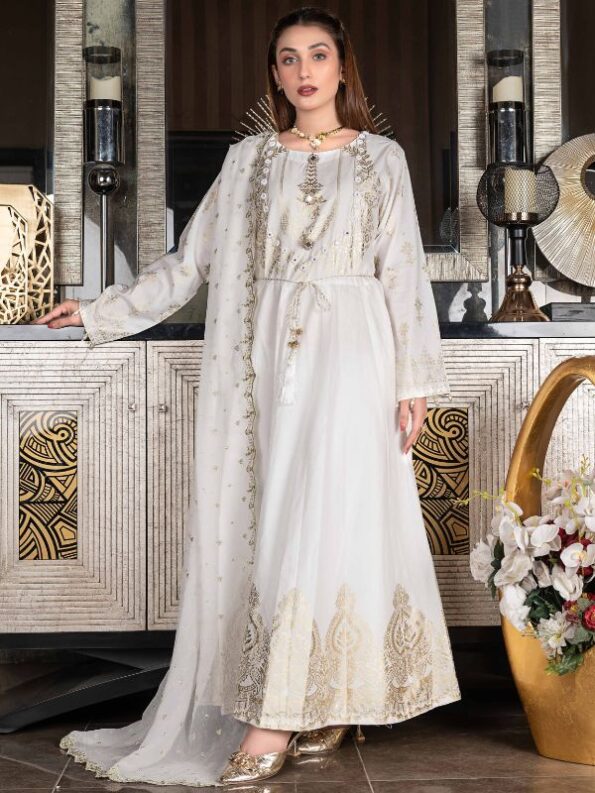Divine Golden Luxury Dress _ Ally's Pret