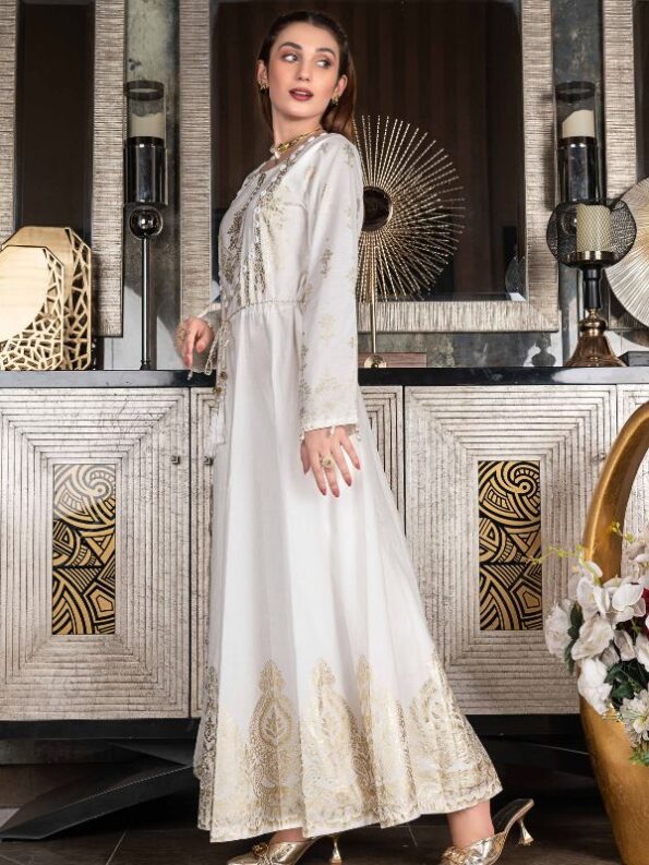 Divine Golden Luxury Dress _ Ally's Pret