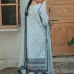 Skyler Lawn Dress _ Qalamkar