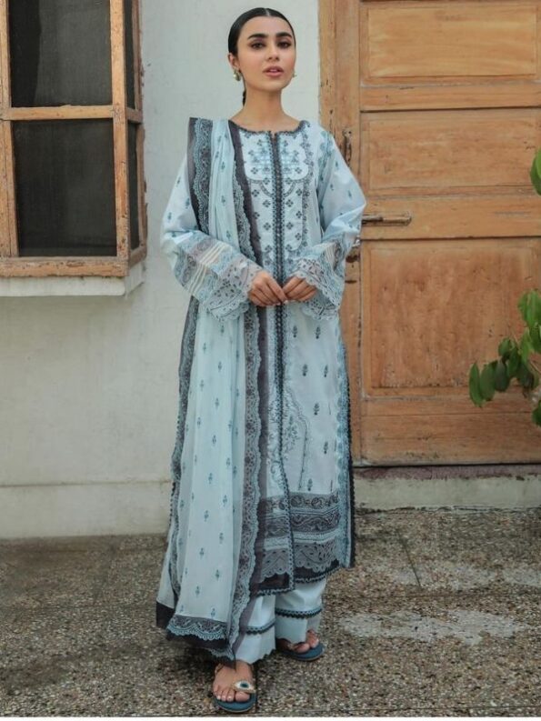 Skyler Lawn Dress _ Qalamkar