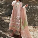 Chikkankari Affair Crimson Lawn B8