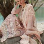 Chikkankari Affair Crimson Lawn B8