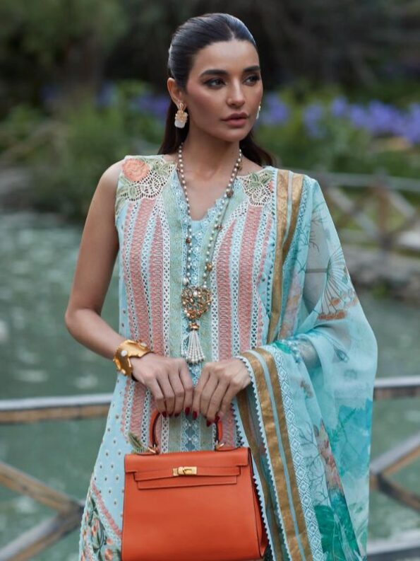 Shigar Crimson Lawn B4