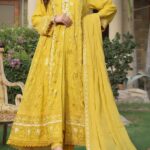 Old Gold Chiffon Dress