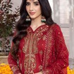 Bright Maroon Formal Dress (3)