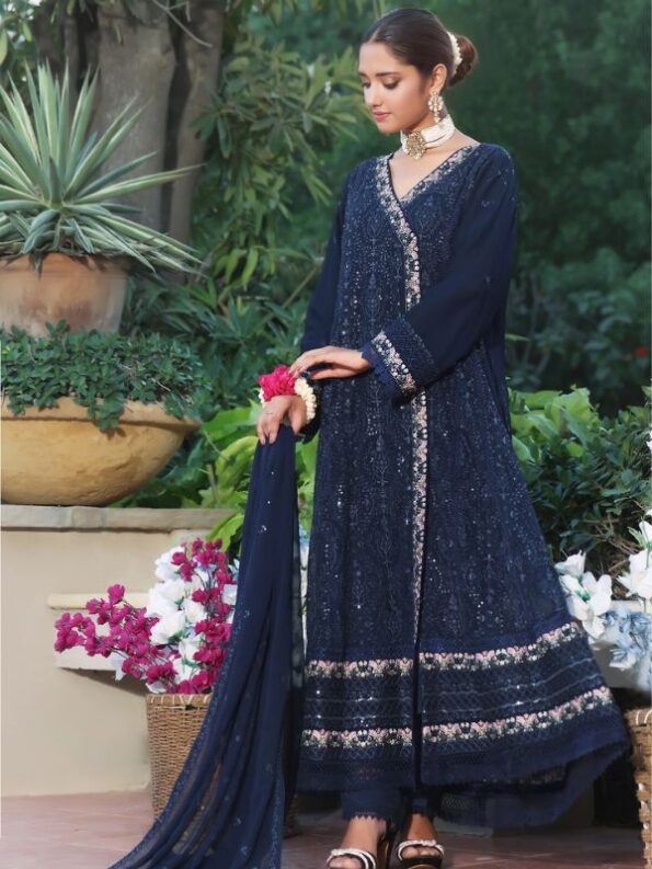 Midnight Express Chiffon Dress