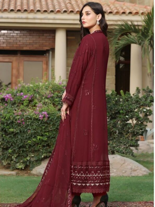 Monarch Chiffon Embroidered Dress