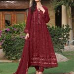 Monarch Chiffon Embroidered Dress