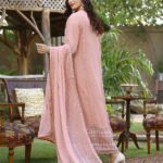 Pink Flare Chiffon Dress (2)