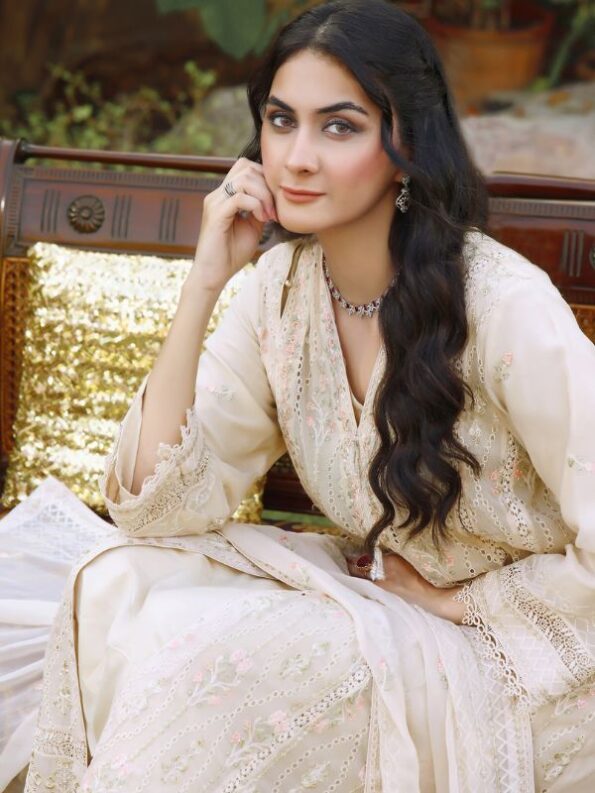 Soft Amber Chiffon Dress