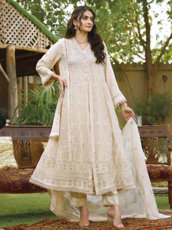 Soft Amber Chiffon Dress
