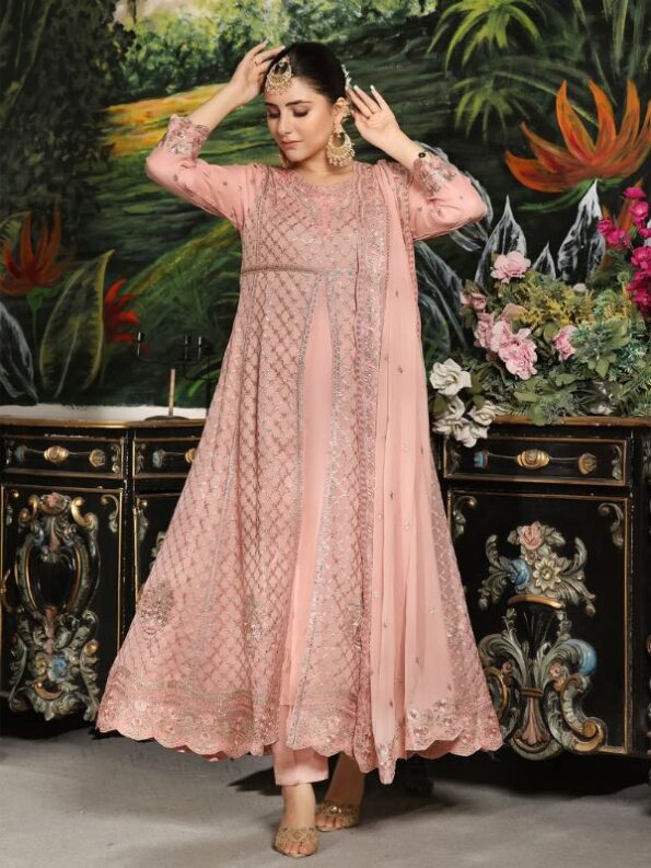 Lotus Chiffon Dress - Wardah